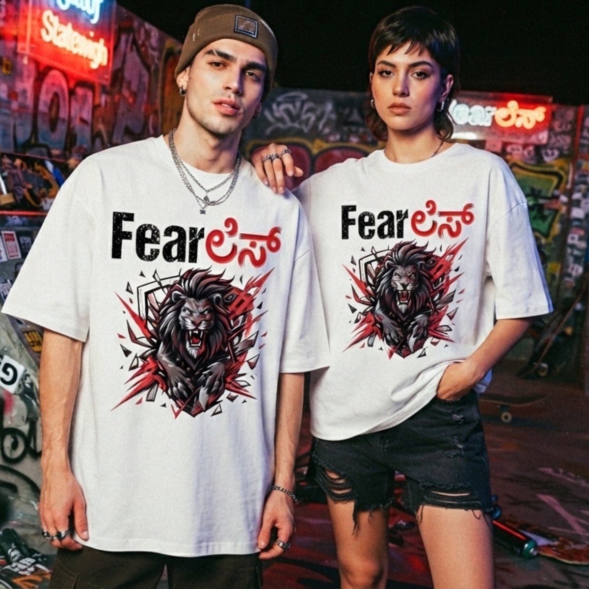 Fearless Kannada Tshirt | Text Series Unisex TShirt