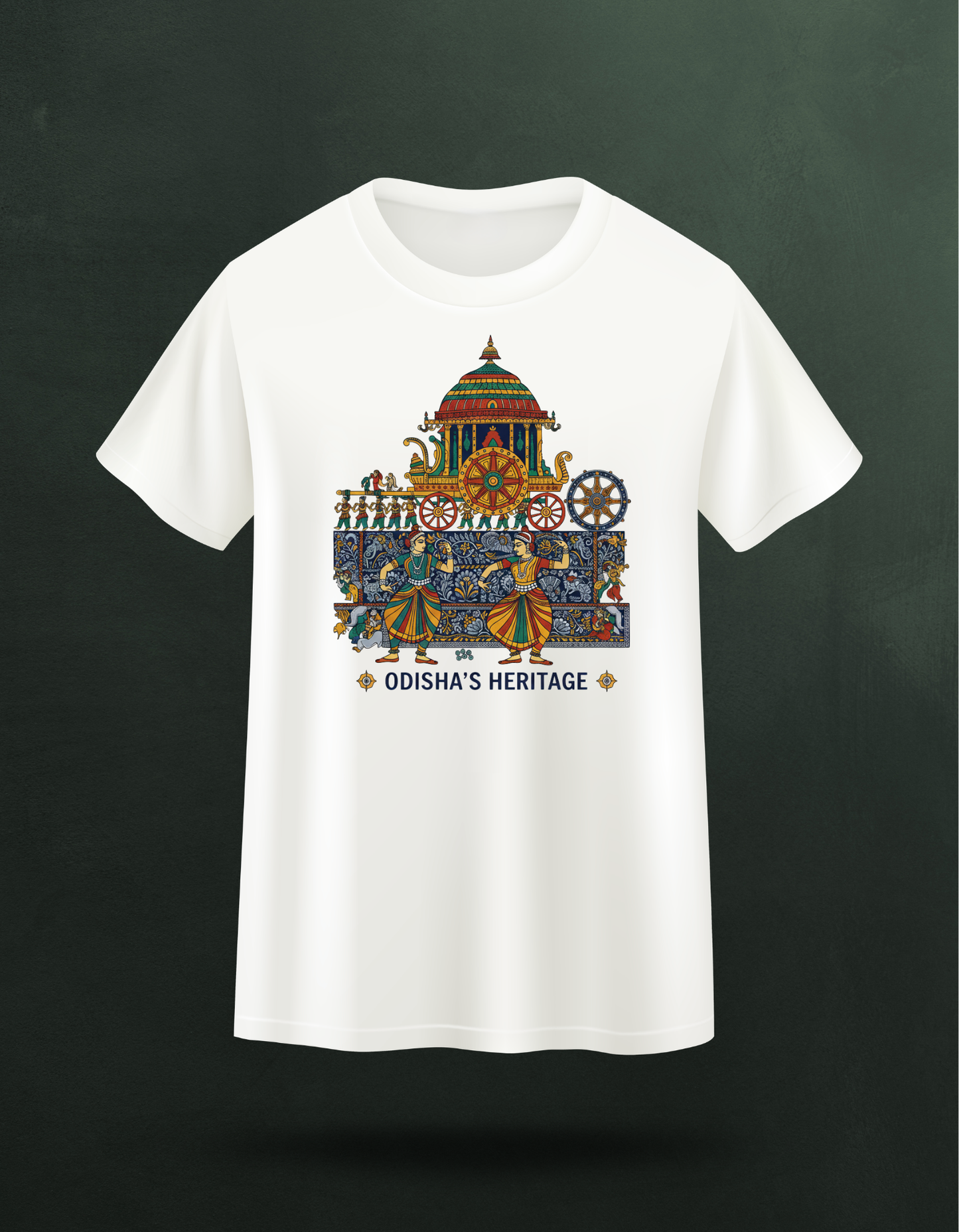Odisha's Heritage Tshirt | Aathmasphere Unisex T-Shirt