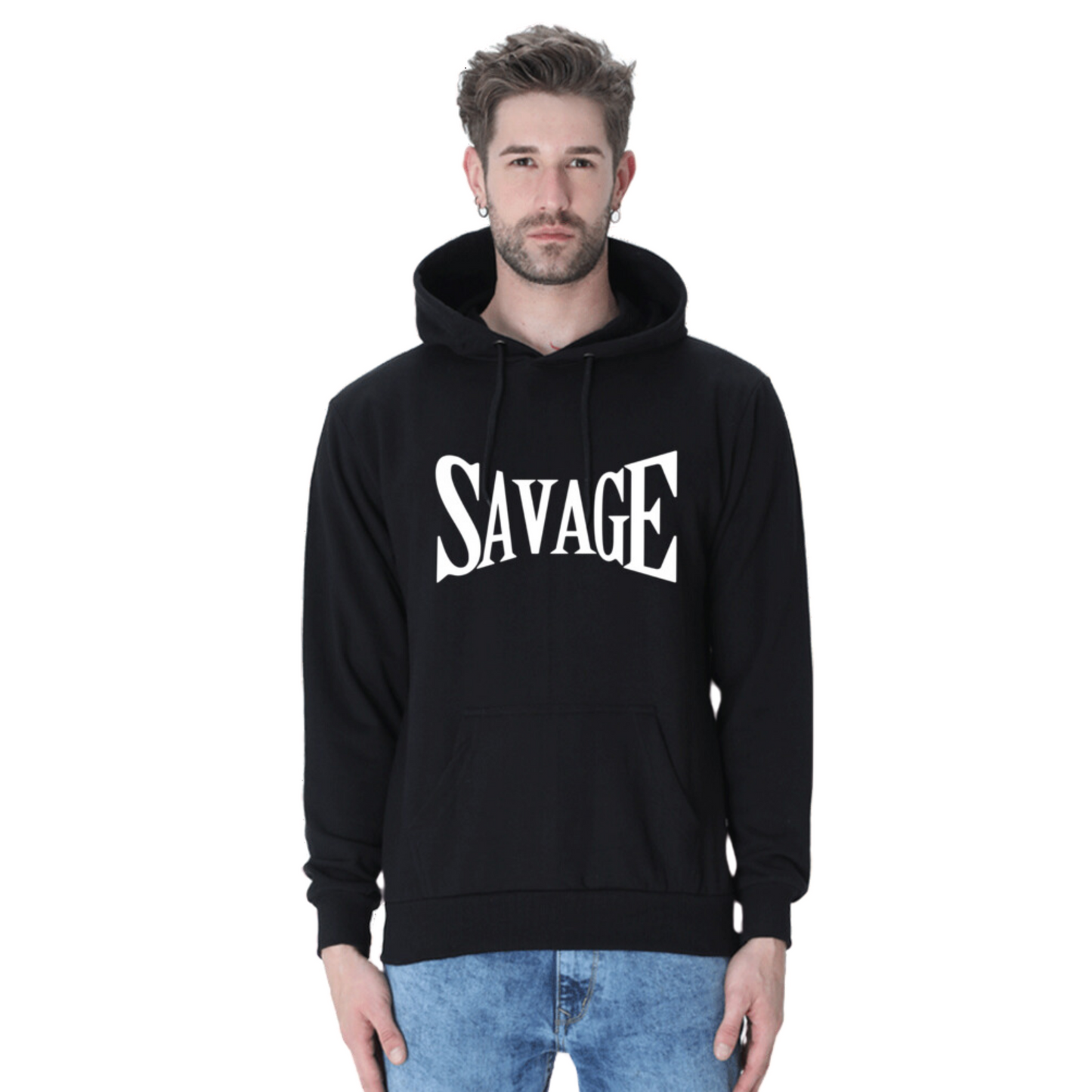 Savage Black Colored Unisex Hoodie