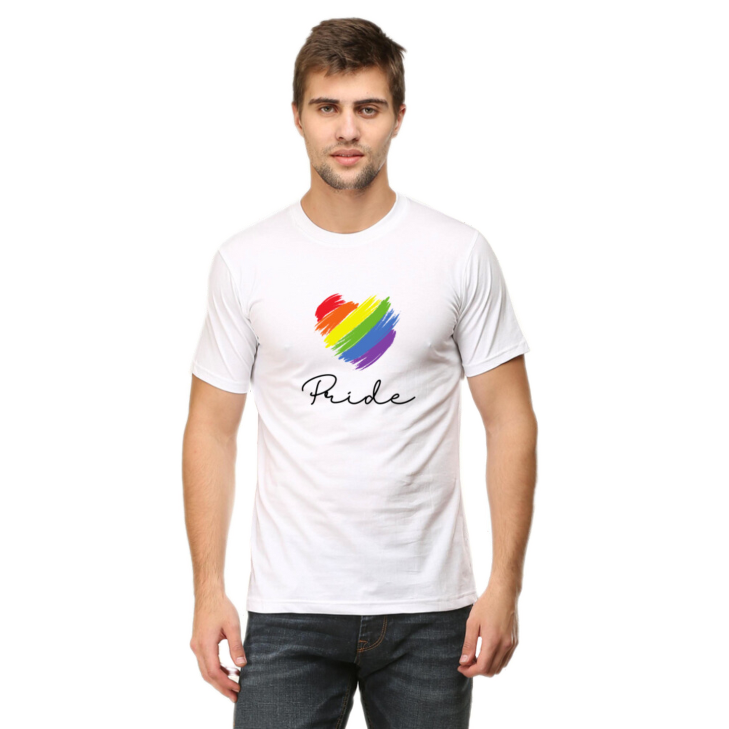 White Heart Pride TShirt