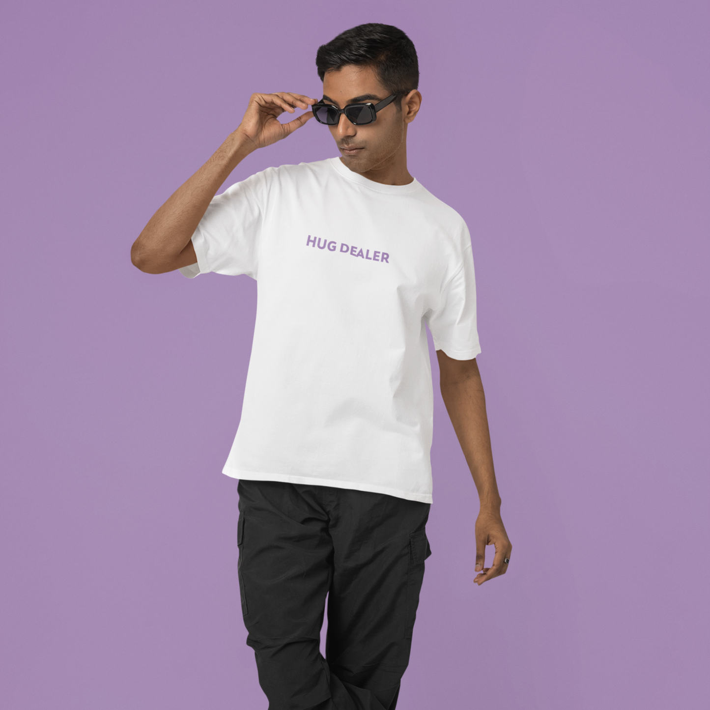 Hug Dealer Trendy Oversized TShirt