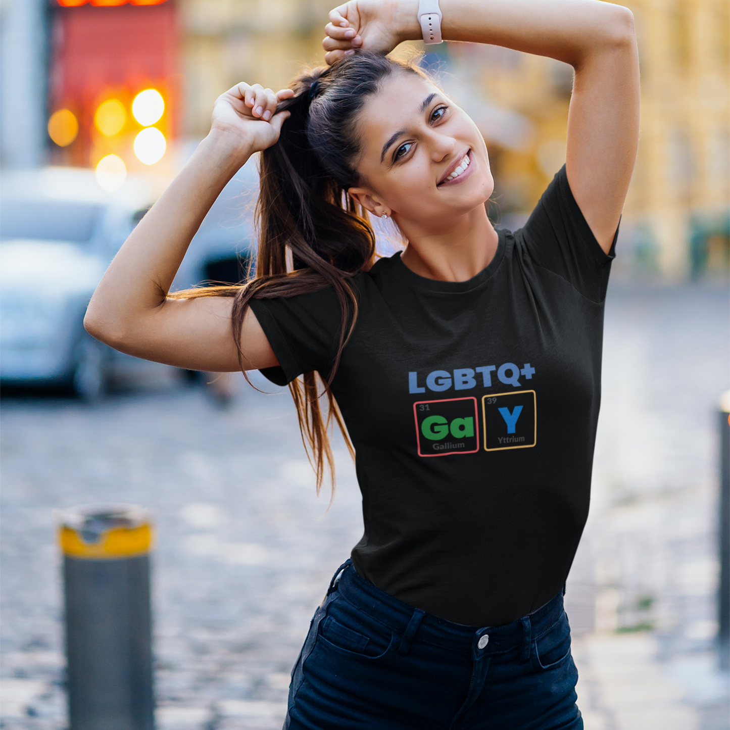 Cute LGBTQ+ Periodic Table T-Shirt