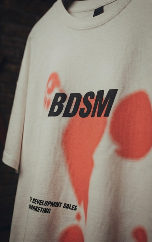 The B.D.S.M Tee | Text Series Unisex Oversized TShirt