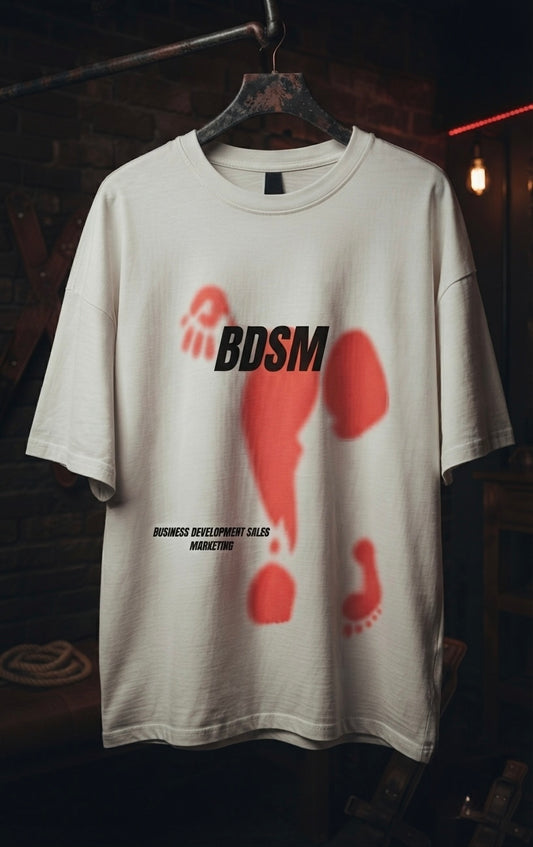 The B.D.S.M Tee | Text Series Unisex Oversized TShirt