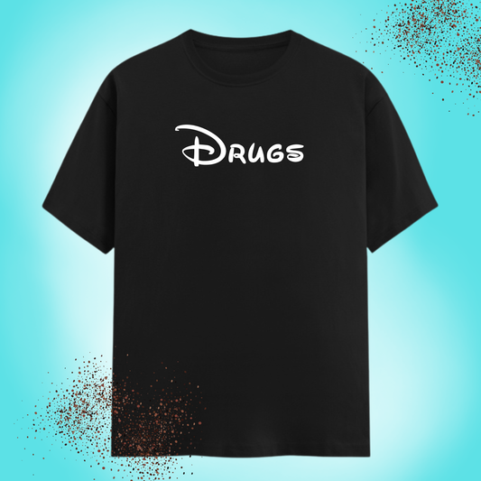 Drugs Text Tshirt | Text Series Unisex TShirt