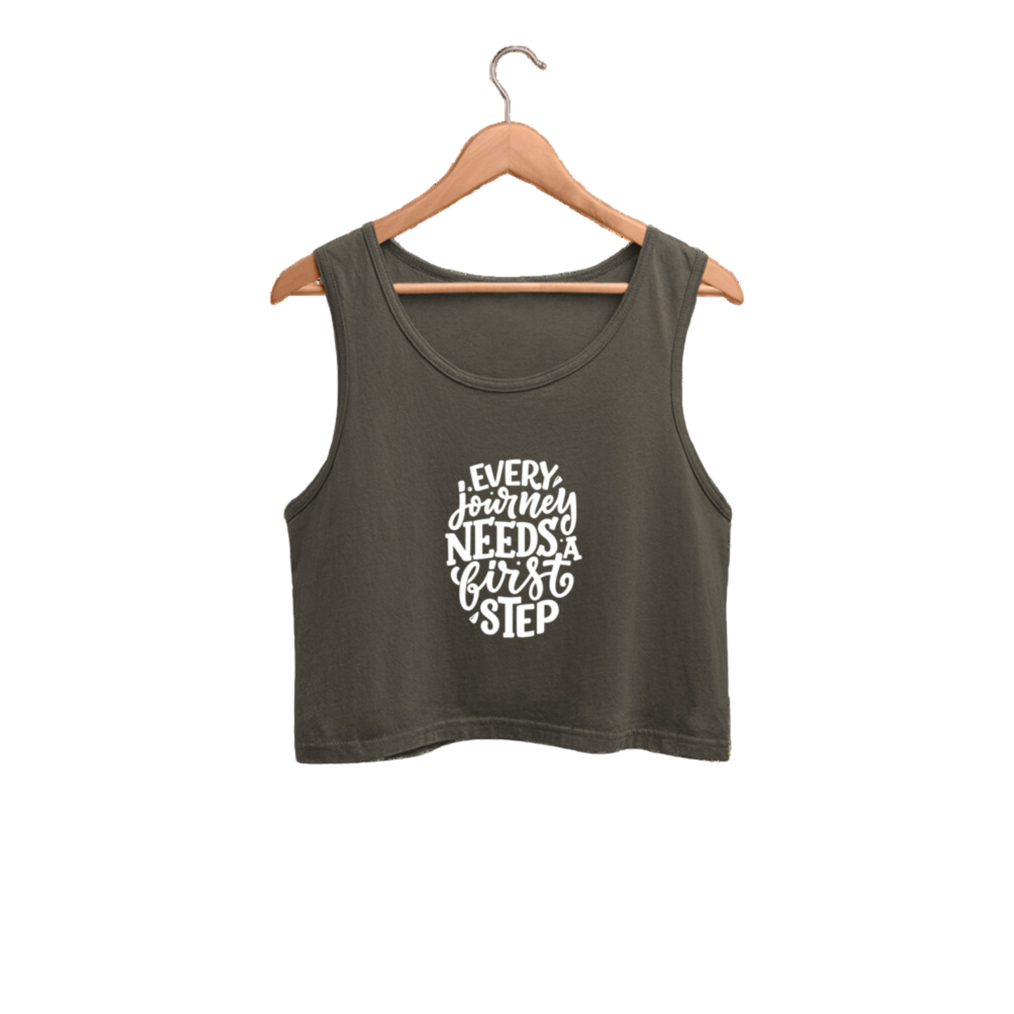 Journey Quote Crop Tank