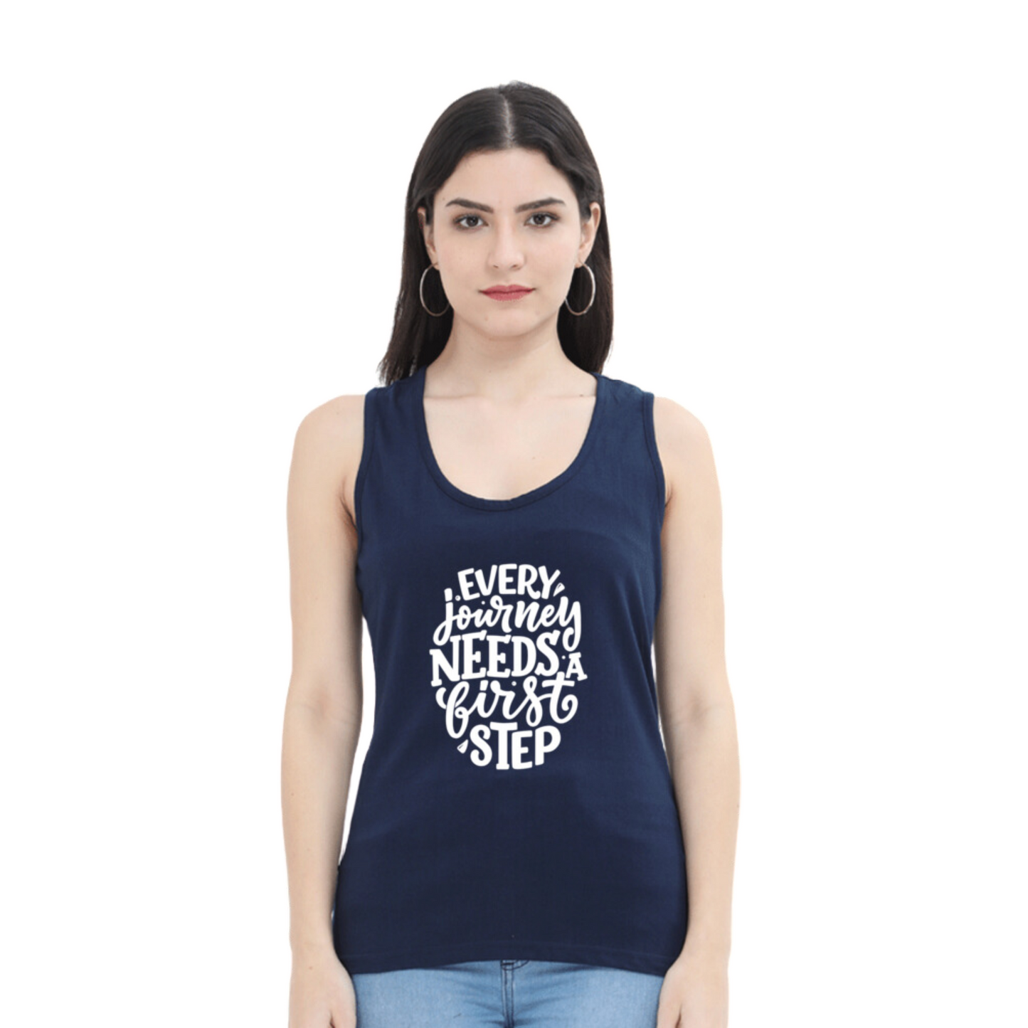 Elegant Journey Quote Tank Top