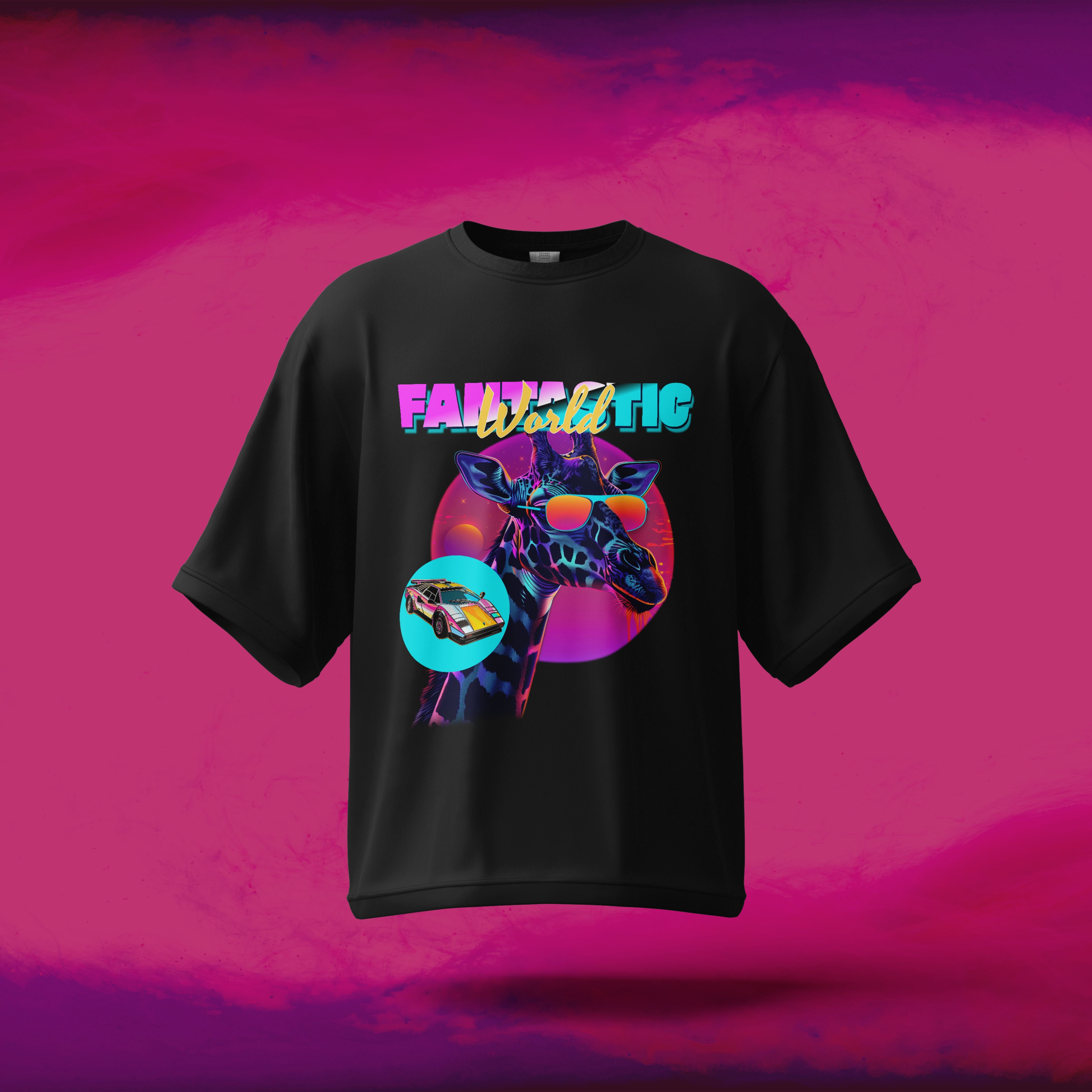 Fantastic World Oversized TShirt | Oversized Printed TShirt