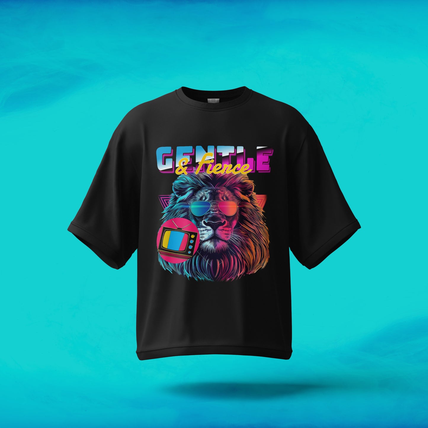 Gentle and Fierce Oversized TShirt | Oversized Printed TShirt