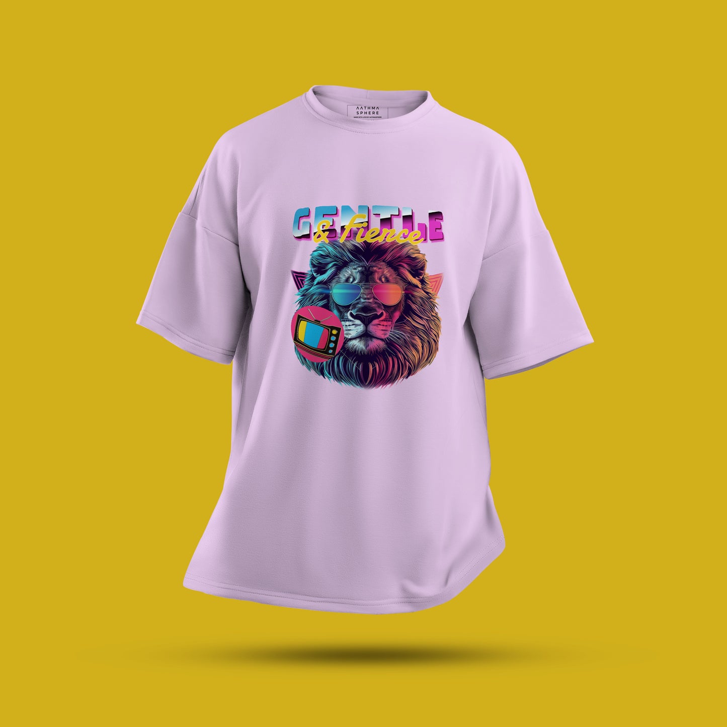 Gentle and Fierce Oversized TShirt | Oversized Printed TShirt