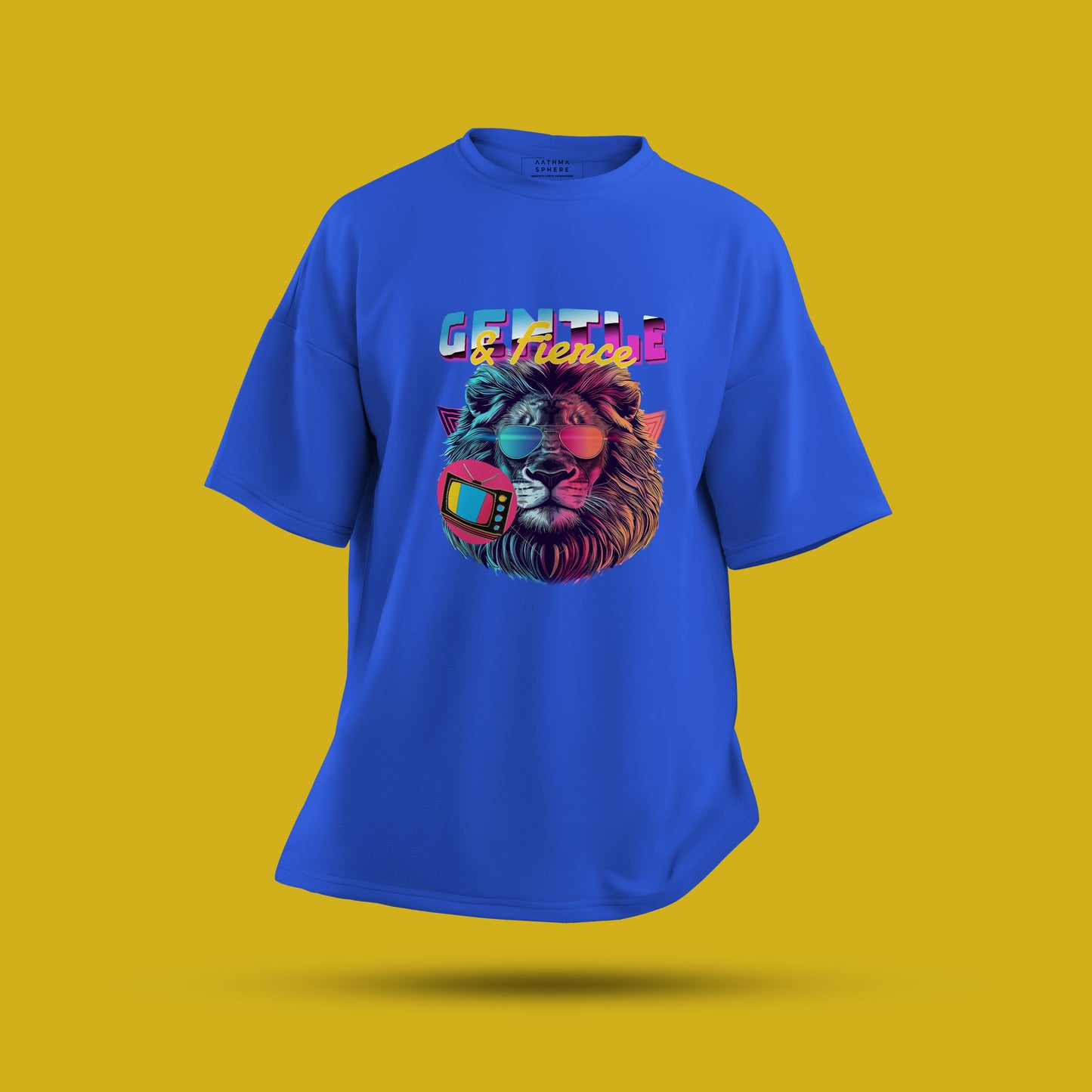 Gentle and Fierce Oversized TShirt | Oversized Printed TShirt