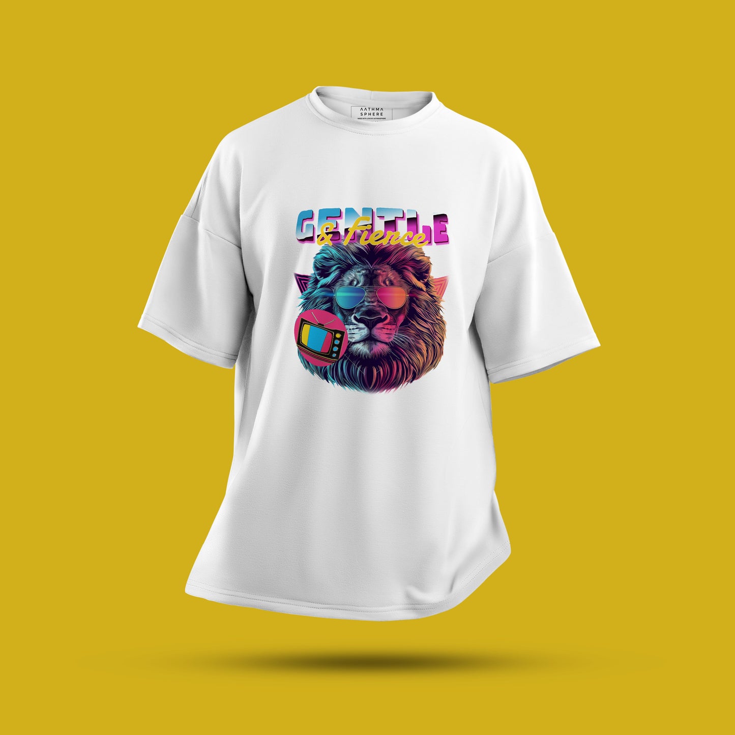 Gentle and Fierce Oversized TShirt | Oversized Printed TShirt