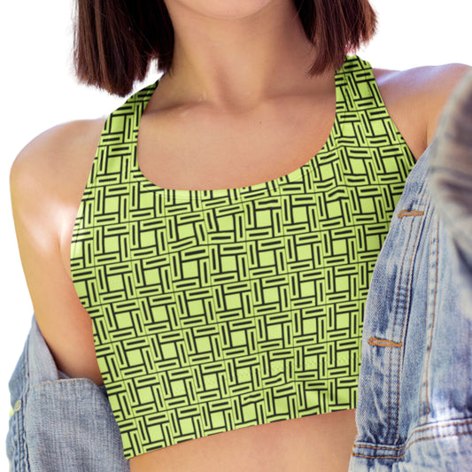 High-Quality Neon Design Sports Bra, perfect blend of fashion and function.