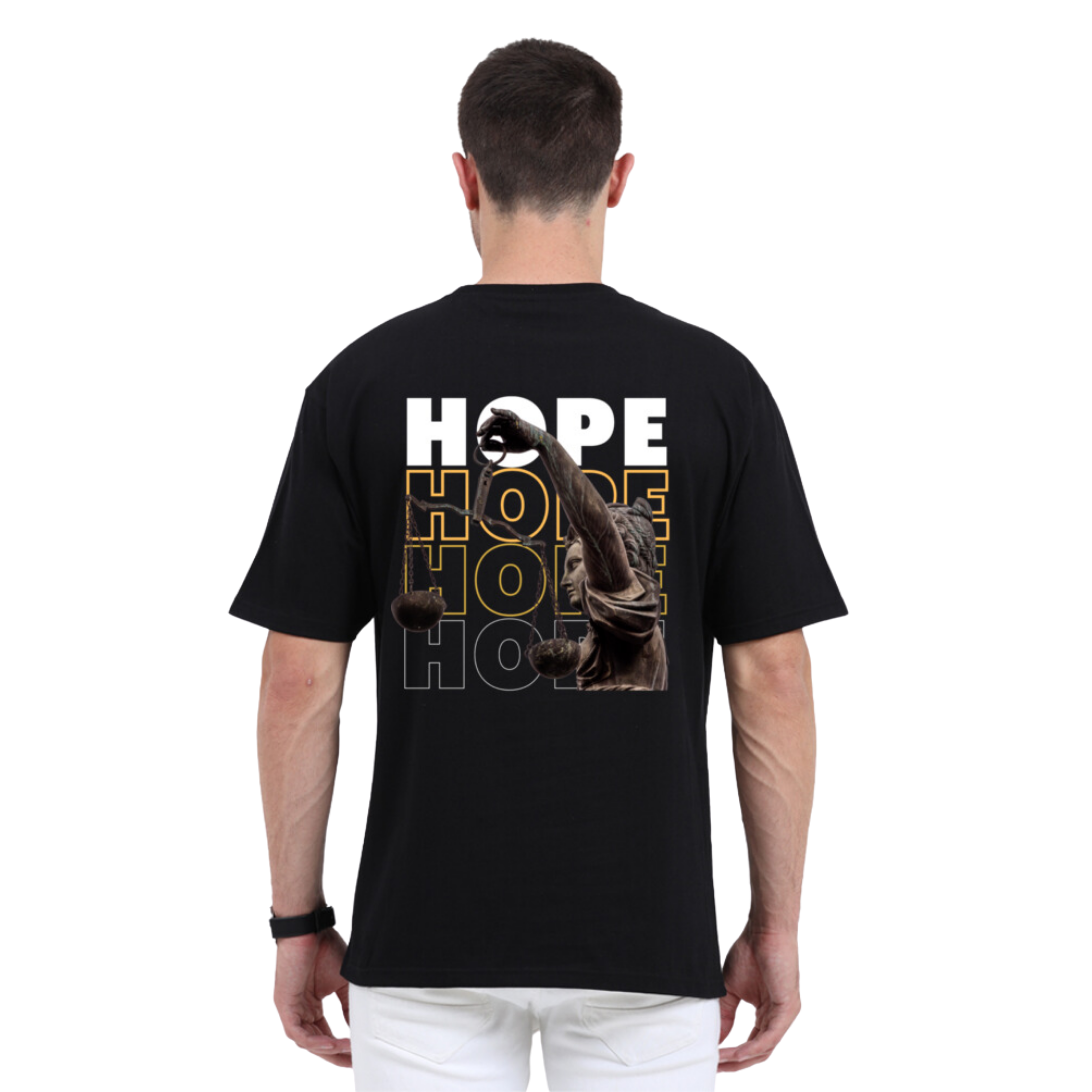 Hope Oversized TShirt | Back Print Oversized TShirt