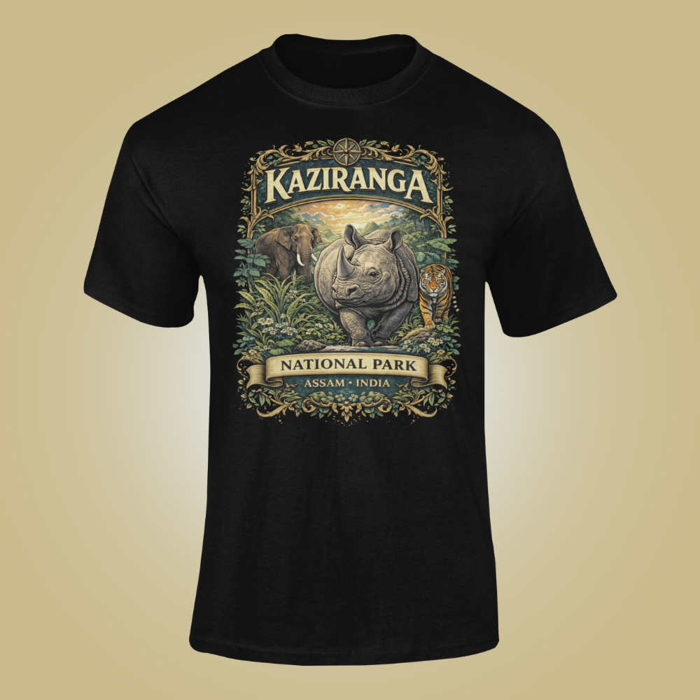 Kaziranga National Park Tshirt | Aathmasphere Unisex T-Shirt