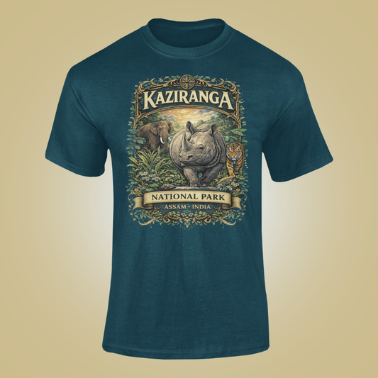 Kaziranga National Park Tshirt | Aathmasphere Unisex T-Shirt