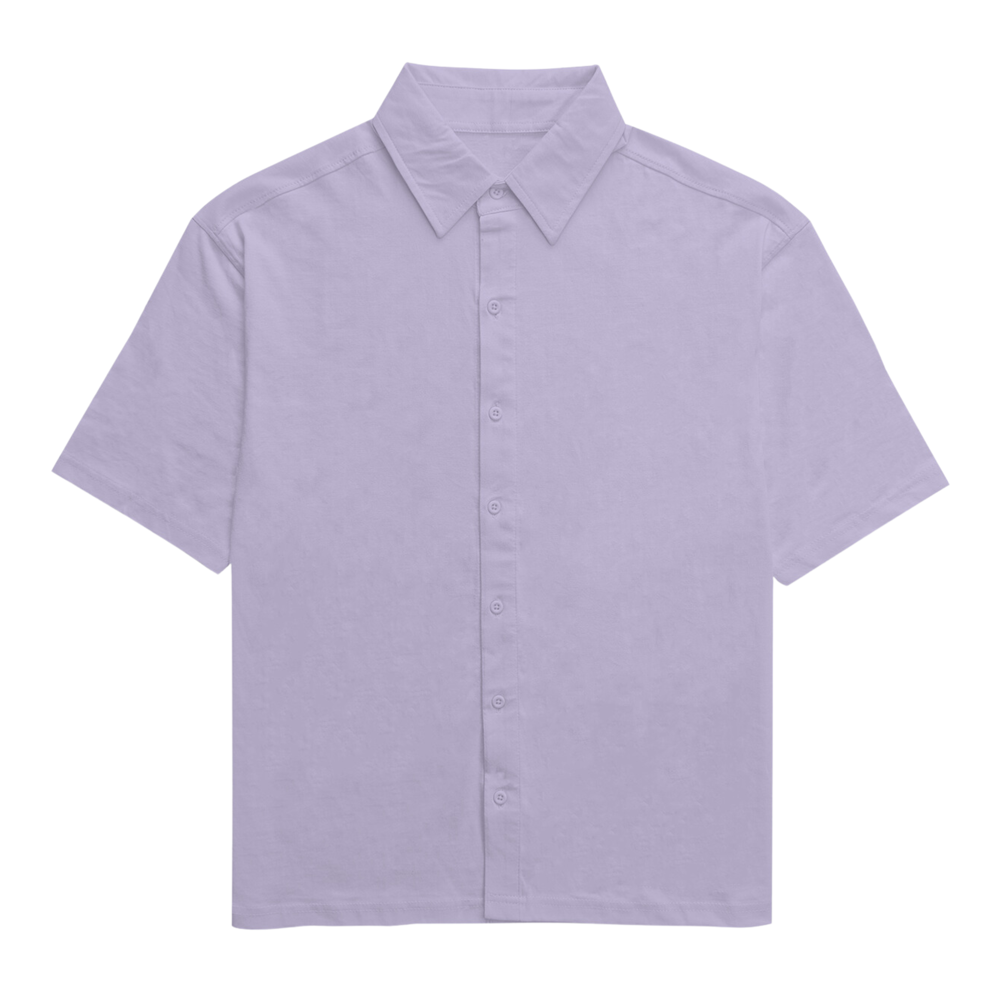 Lavender Solid Oversized Unisex Shirt