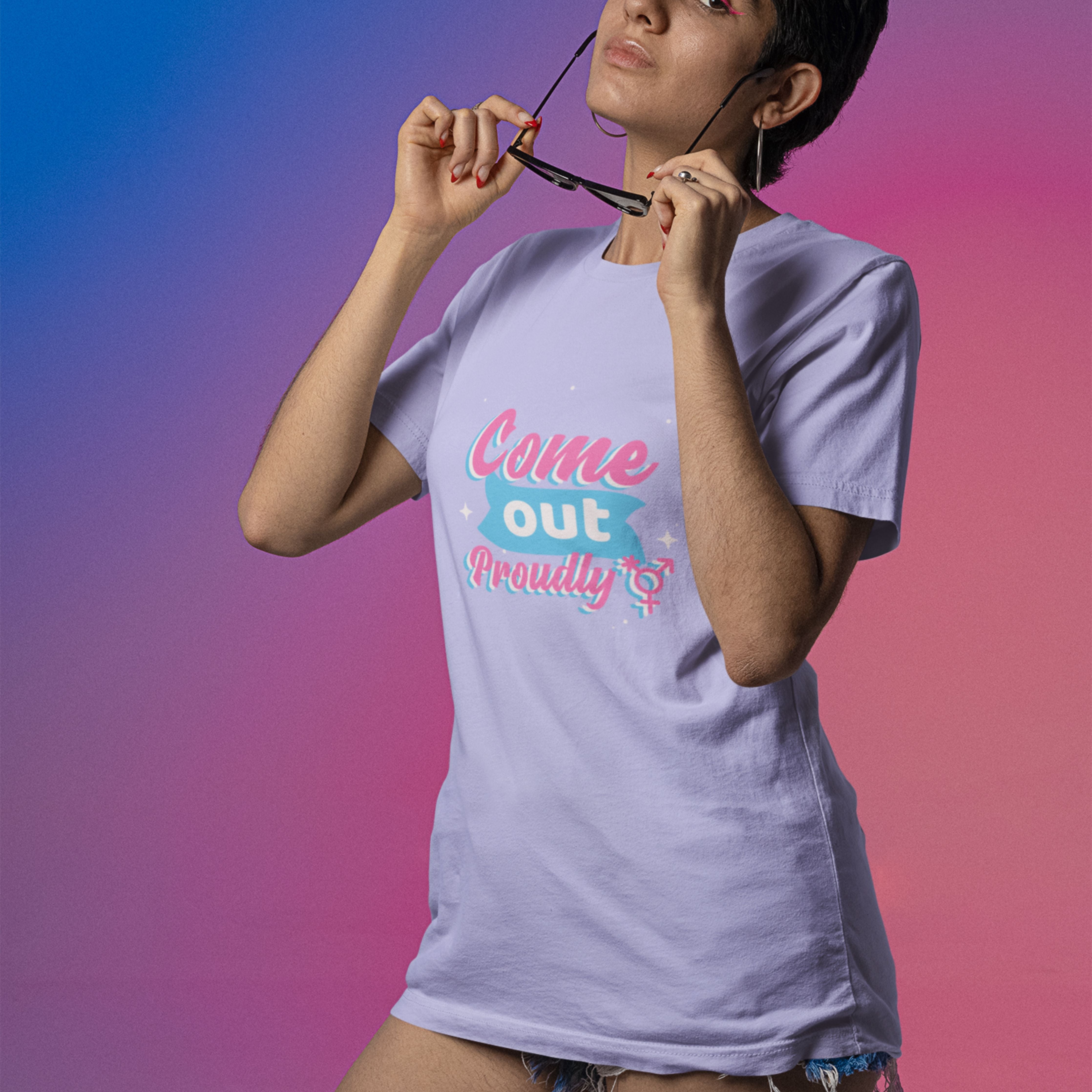 Come Out Proudly T-Shirt | Pride Collection