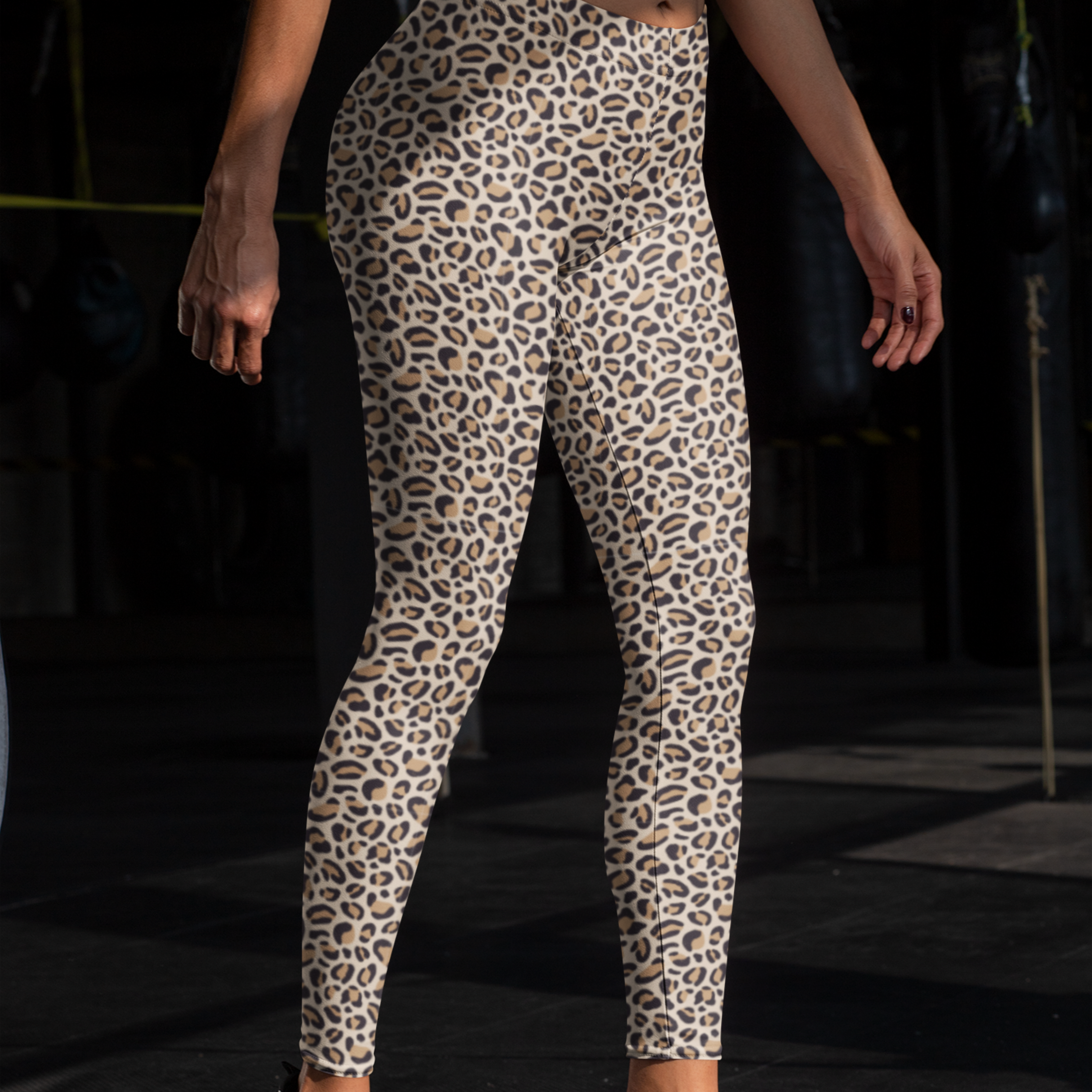 Classic Leopard Print Leggings | AOP High Waist Leggings