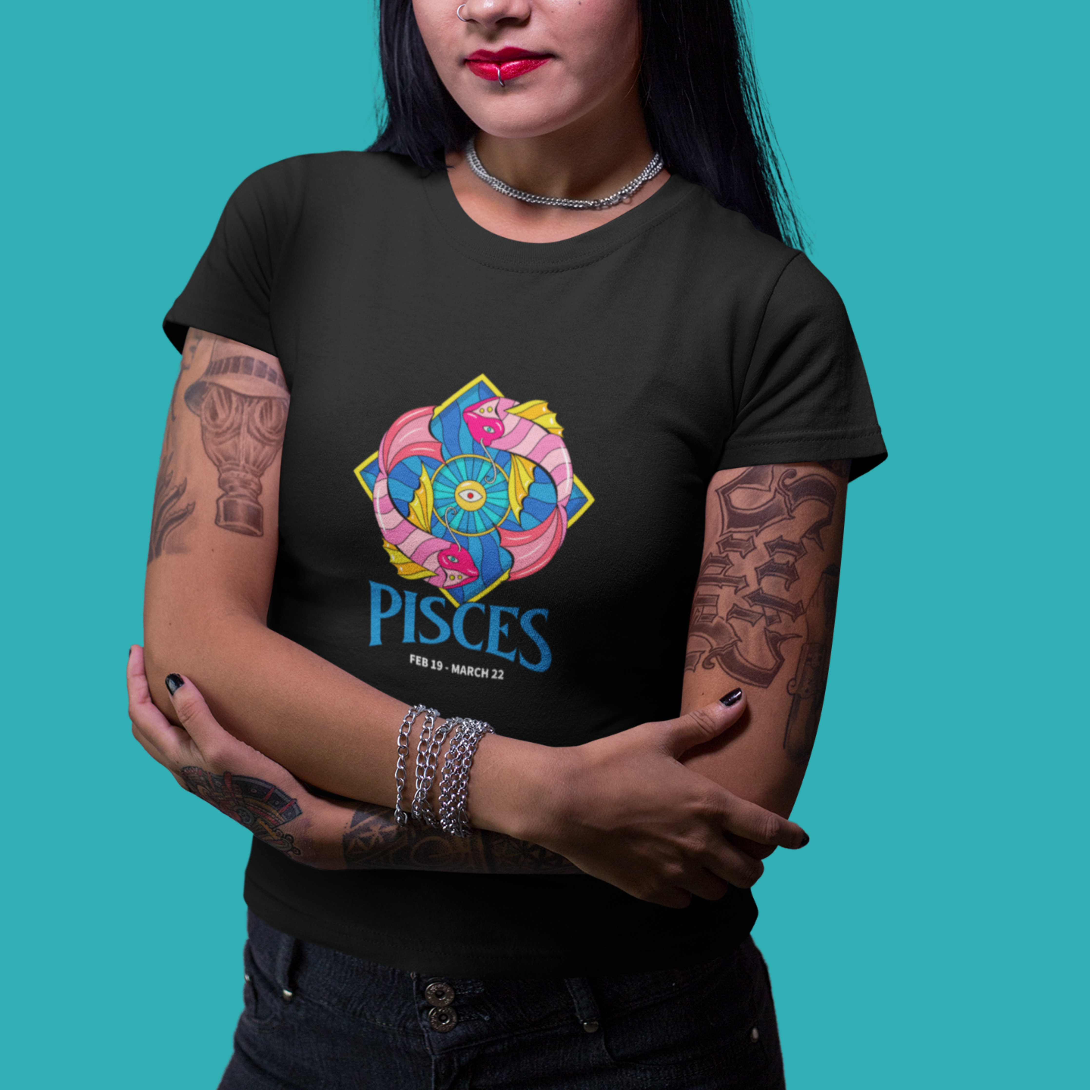 Pisces Themed Zodiac Tshirt | Zodiac Series Unisex TShirt