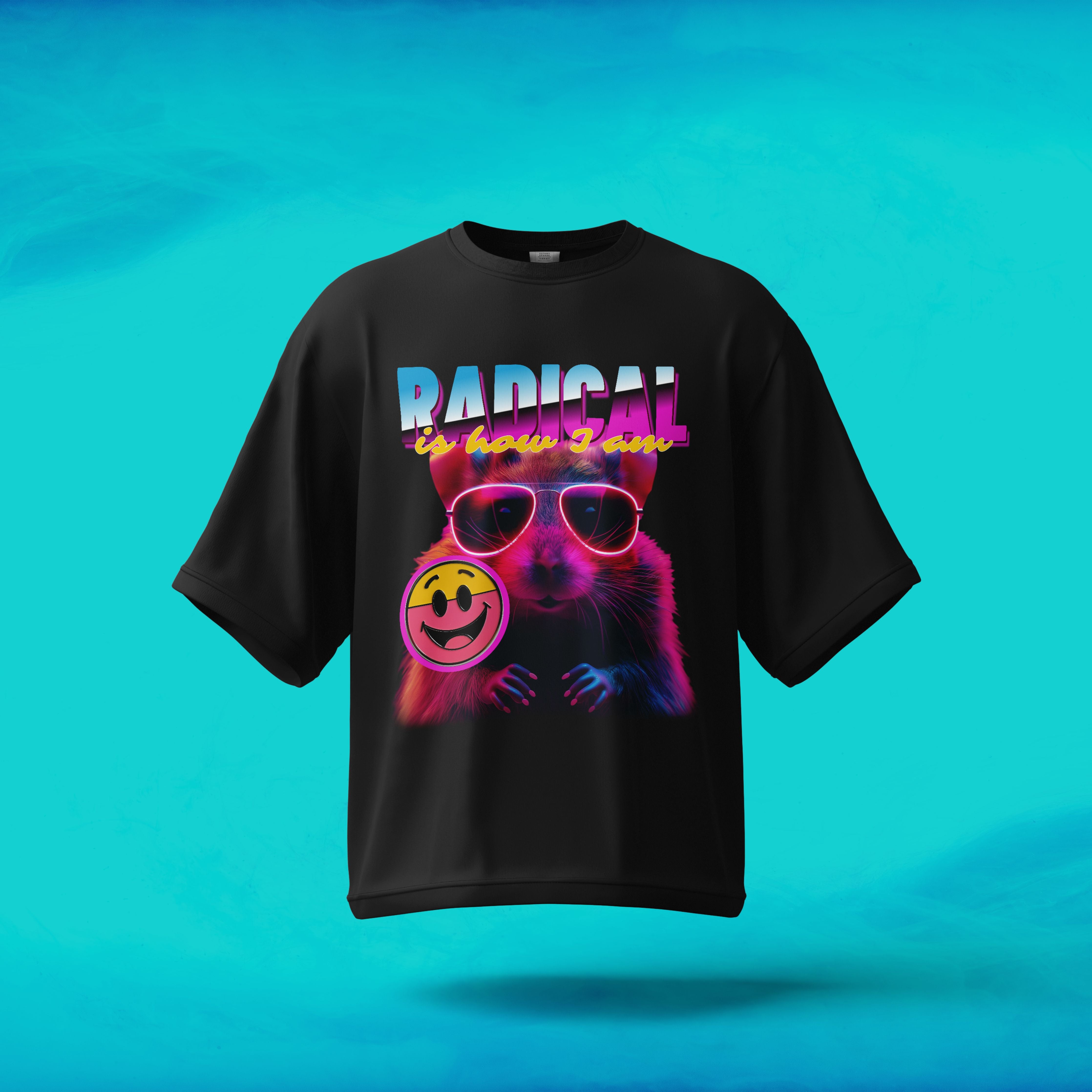 Radical Is How I Am Oversized TShirt | Oversized Printed TShirt