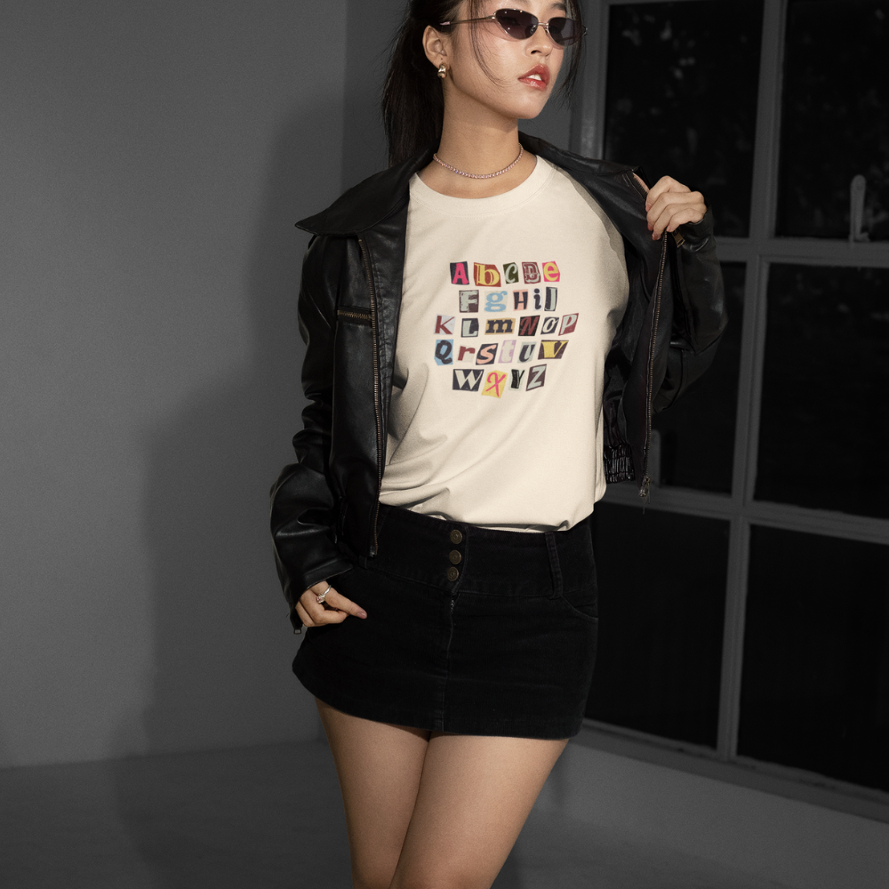 Ransom Note Text Tshirt | Text Series Unisex TShirt