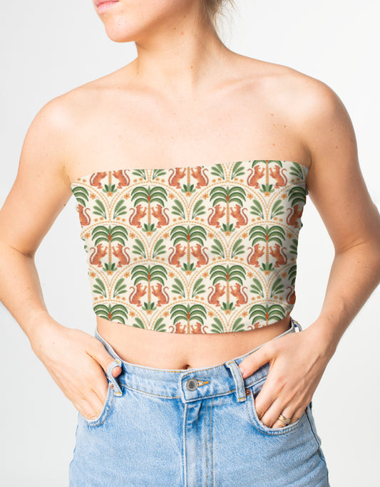 Twin Tiger Tube Top | Tropical Clothing Series | Aathmasphere