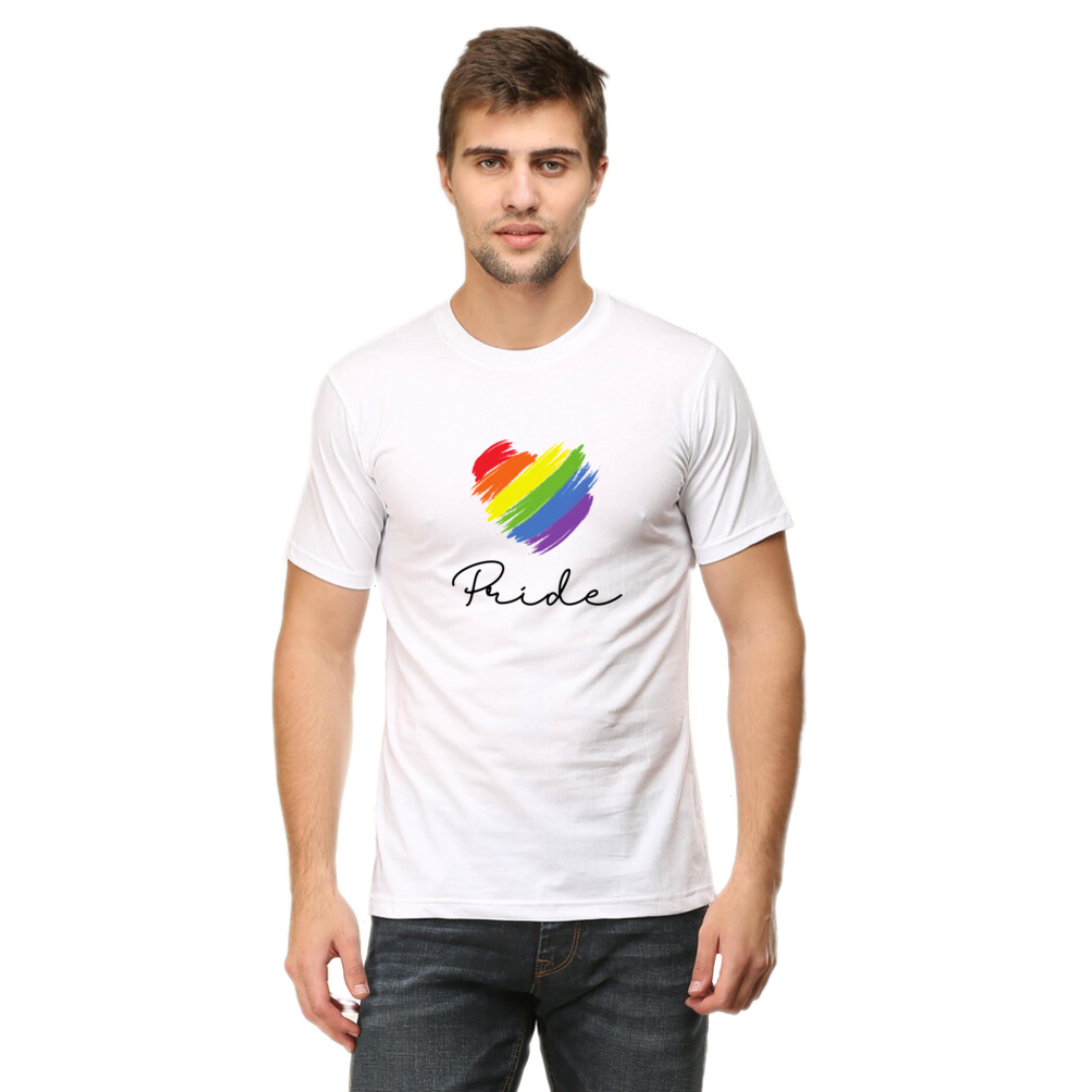 White Heart Pride TShirt | Pride Collection