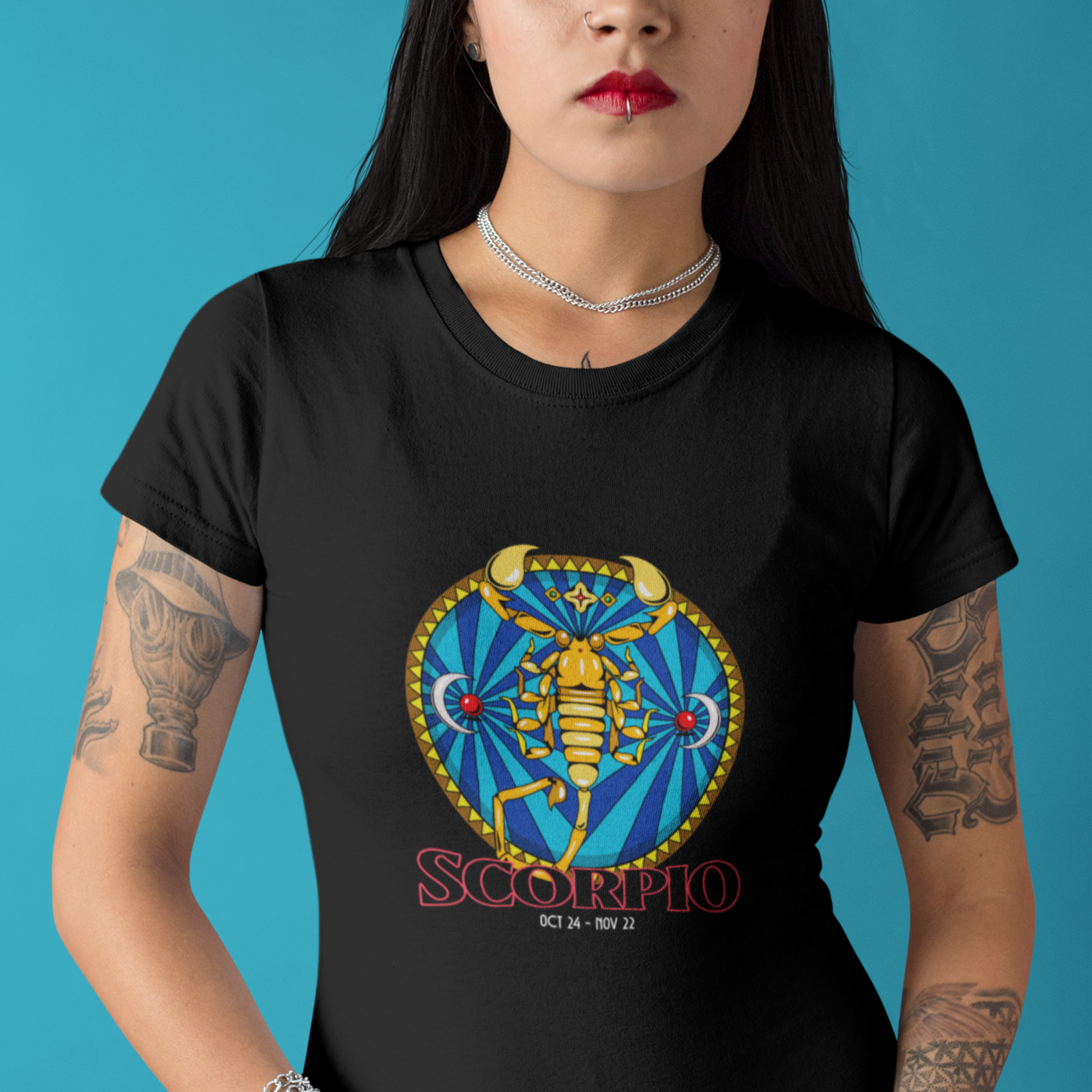 Scorpio Themed Zodiac Tshirt | Zodiac Series Unisex TShirt